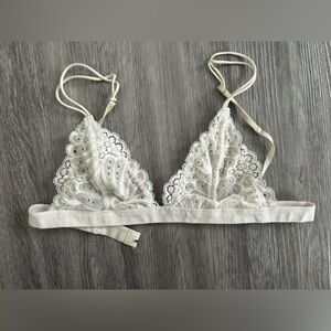 Urban Outfitters Ivory Lace Bralette